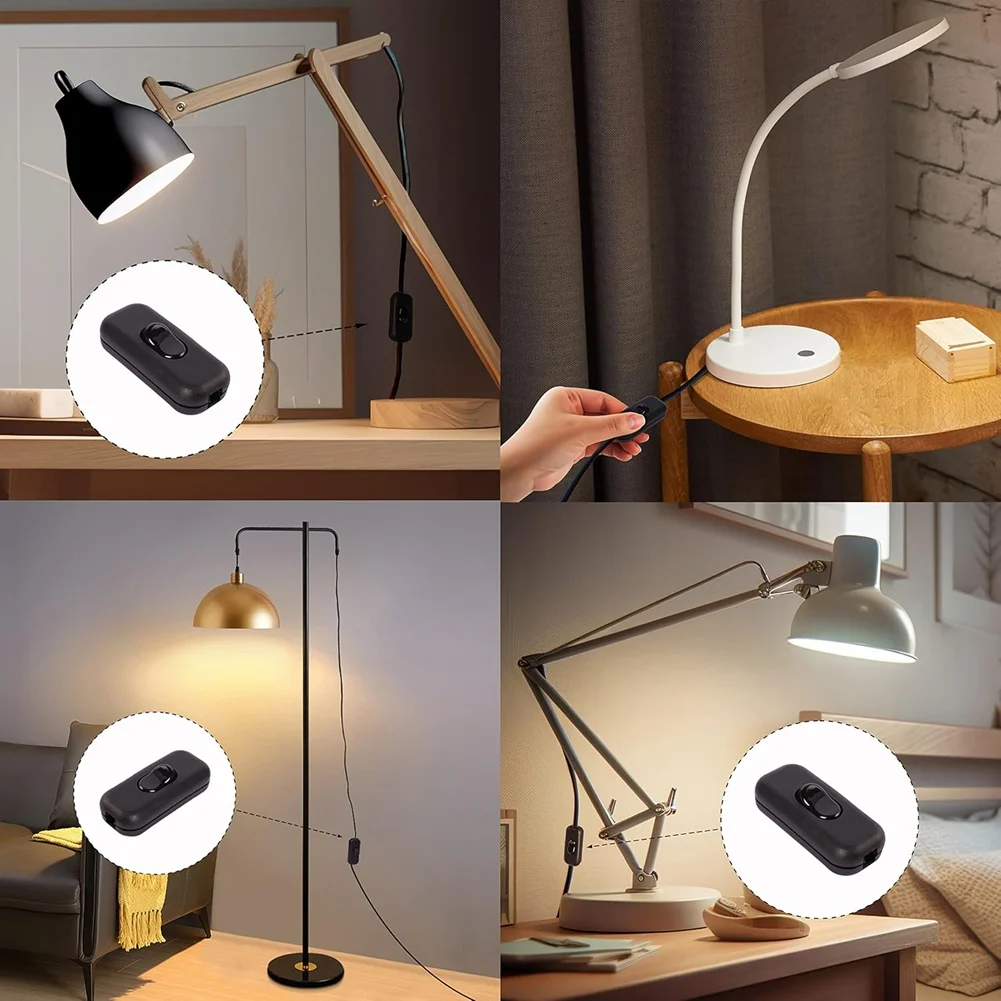 

Встроенный шнуровой переключатель включения/выключения лампы, переключатель прибора 250 В, 6 А, подходит для прибора или спальни, настольная лампа, настольная лампа, 5 шт.-AT36