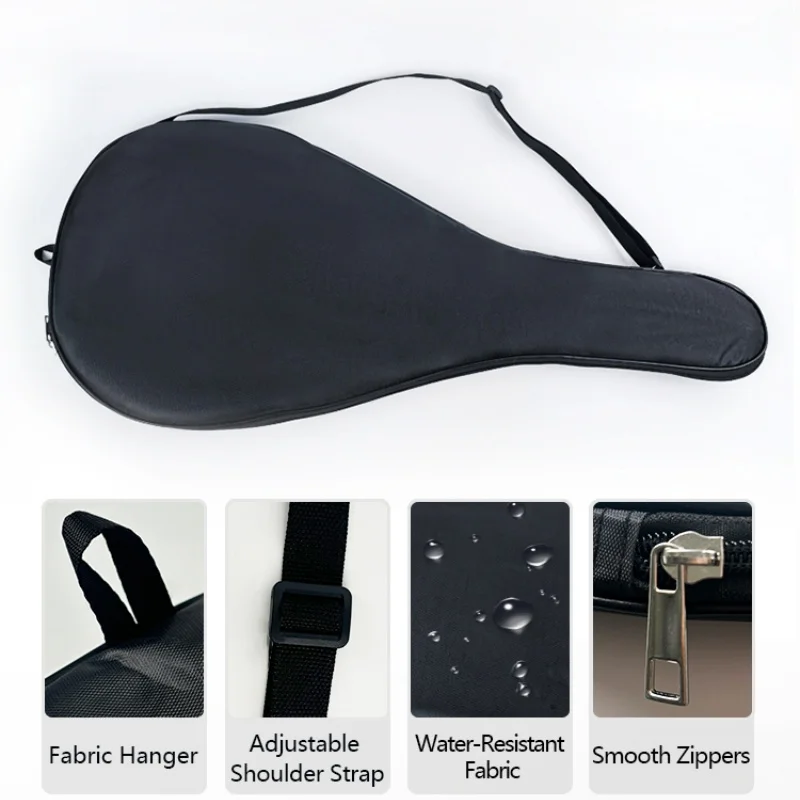 Tennis Racket Cover Portable Single Pack Tennis Racket Protective Cover Waterproof Shoulder Bag Durable For Men Women