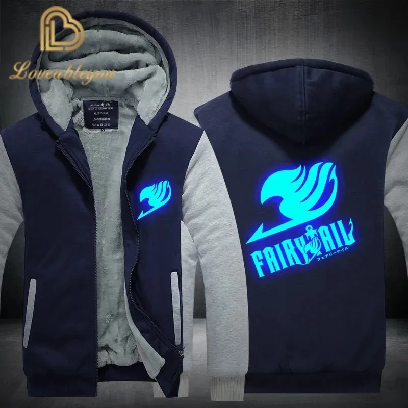Lili 123Fans Wear invierno Anime Fairy Tail chaquetas y abrigos para mujer Sudadera con estampado 3D hombres sudaderas con capucha ropa informal estilo Hip Hop Cosplay