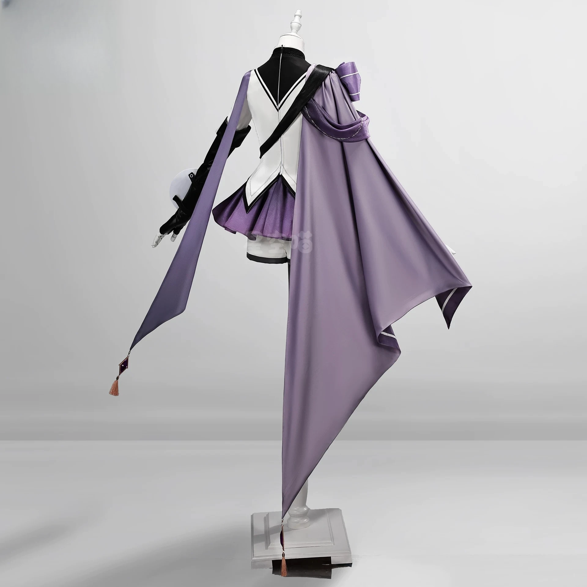 

Puella Magi Madoka Magica Homura Akemi Cosplay Costume Gorgeous Purple Dress Knight Armor Halloween Full Set Comic Con Onicos