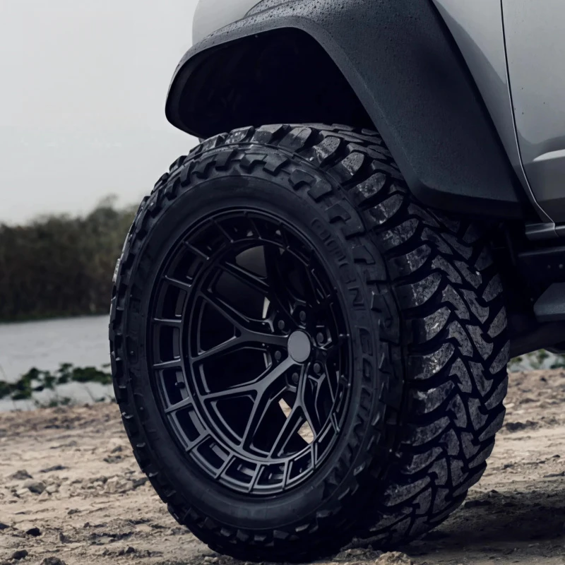 Forged Monoblock Off Road Multi Spoke Wheels 16-24 Inch Matte Black T6061 ET0-30 6x135 6x139.5x127 Bronco