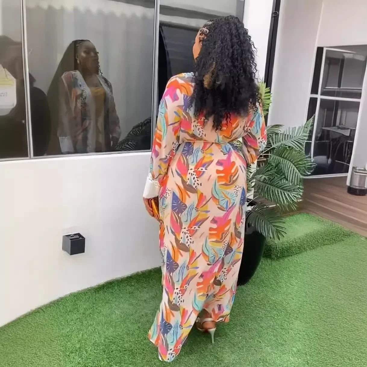 Африканские платья для женщин, летние облегающие платья больших размеров с длинными рукавами, элегантные свадебные платья, пальто, наряды Анкары, халат