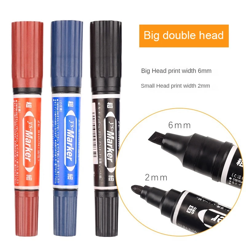 0.5mm Marker Pens Tattoo Skin Markers ScribePermanent Makeup Tattoo Supplies Large Capacity Ink Waterproof Marker Pen