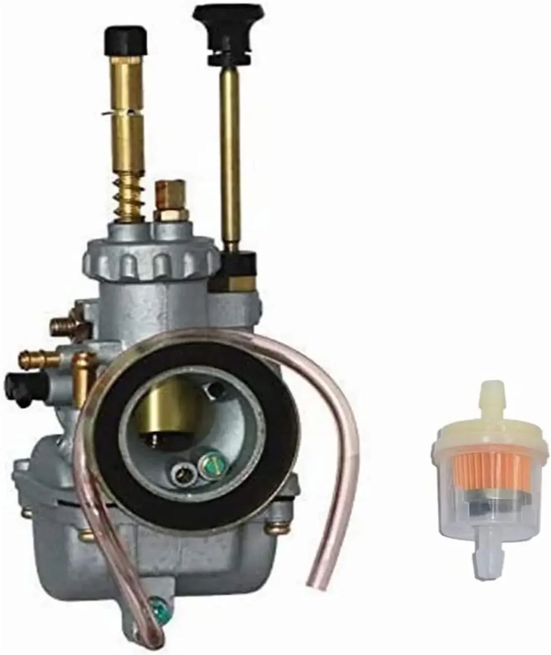 

16001-1185 Carburetor, Compatible with Kawasaki KE100 1976-2001 KM100 1976-1981 With Fuel Filter