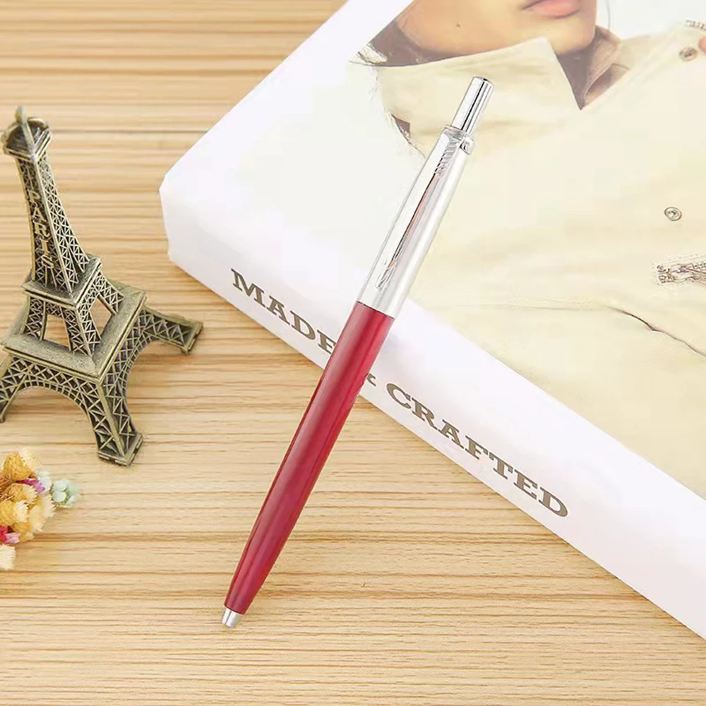 ボールペン新着商業金属ボールペンギフトペンコア溶剤ベースの自動ボールペン