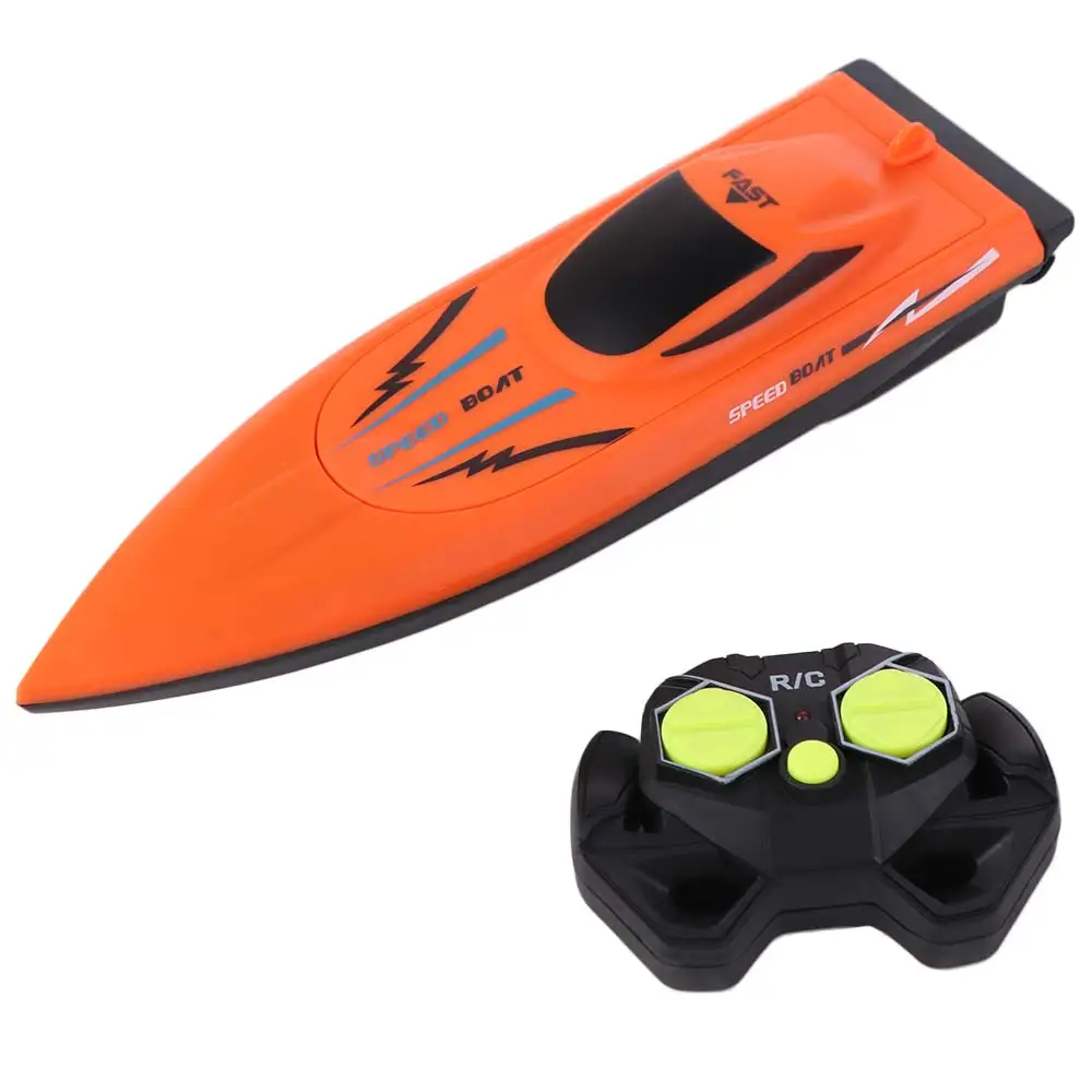 Bote a Control Remoto de Alta Velocidad para Niños y Adultos, Resistente al Agua, de Larga Duración, Bote RC de Carreras, Lancha Eléctrica Inalámbrica de 2.4G