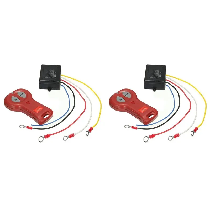 Classy-2X Wireless Winch Remote Control Set 12V 24V Electric Winch Control System Handset Switch Controller For Jeep Off-Road