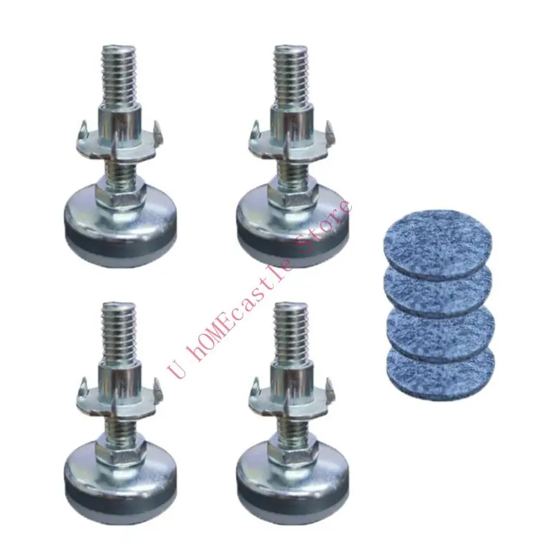 63HF Pack Of 4 Replaceable T Nut Support Legs For Tables Work Districts And Storage In Bathroom Or Living Space