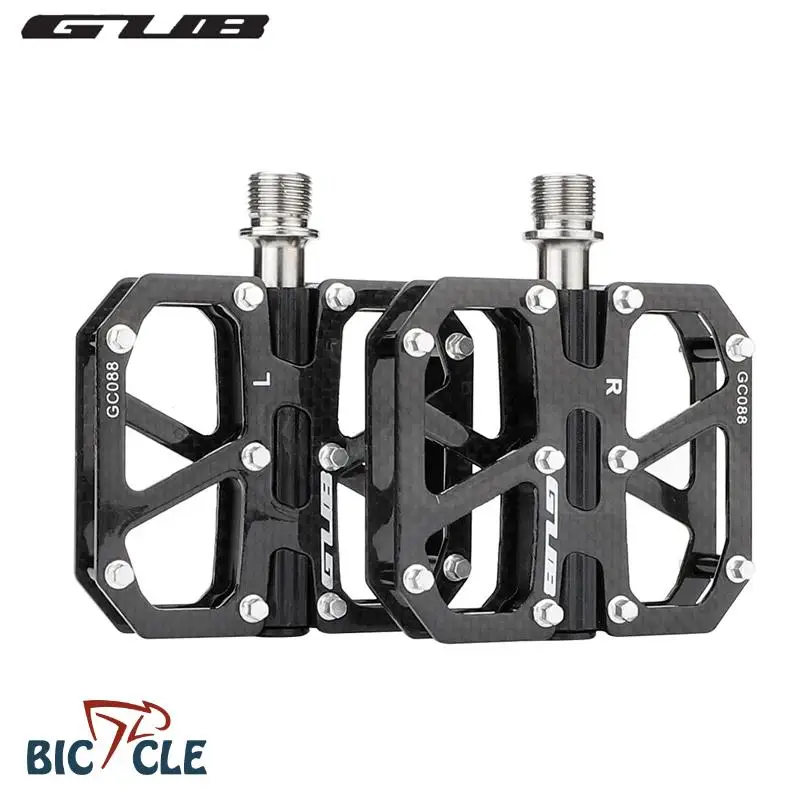 

GUB 088 Carbon 3 bearing Pedal bicycle cycle Road Mountain Bike Anti-slip Ultralight MTB Bike Accessories Foot Plat Universally