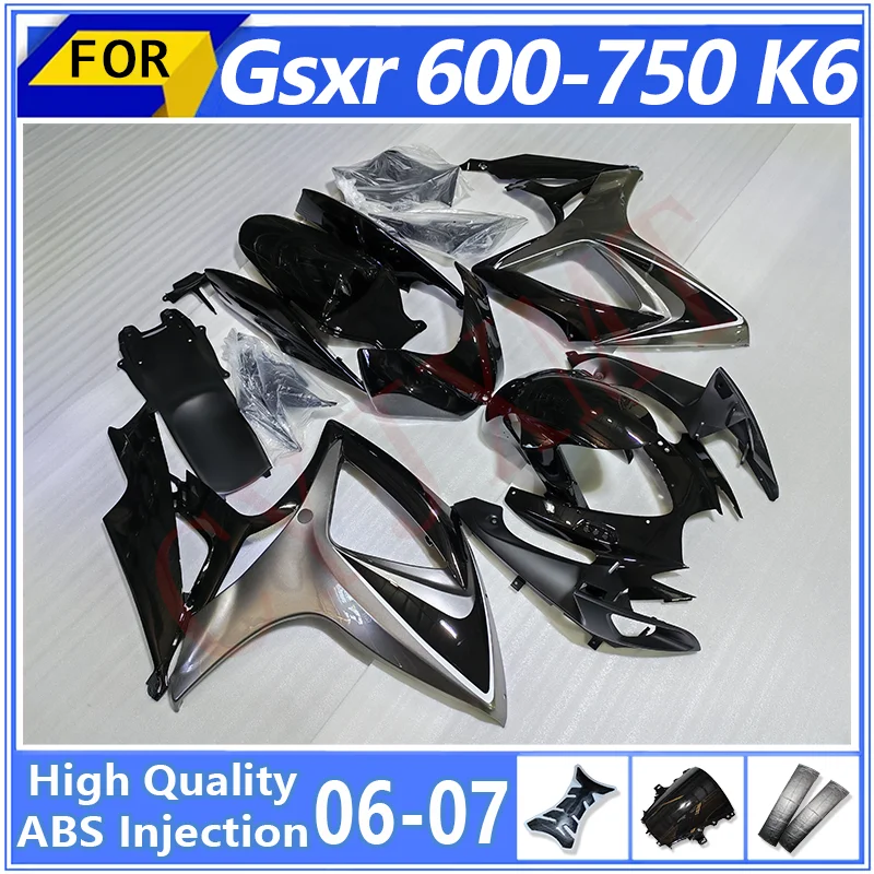 Carenado de motocicleta de cubierta completa para Suzuki GSXR 600 750 K6 2006 2007 Kit de carenados de Moto GSXR600 GSXR750 06 07 piezas de carcasa de marco de carrocería
