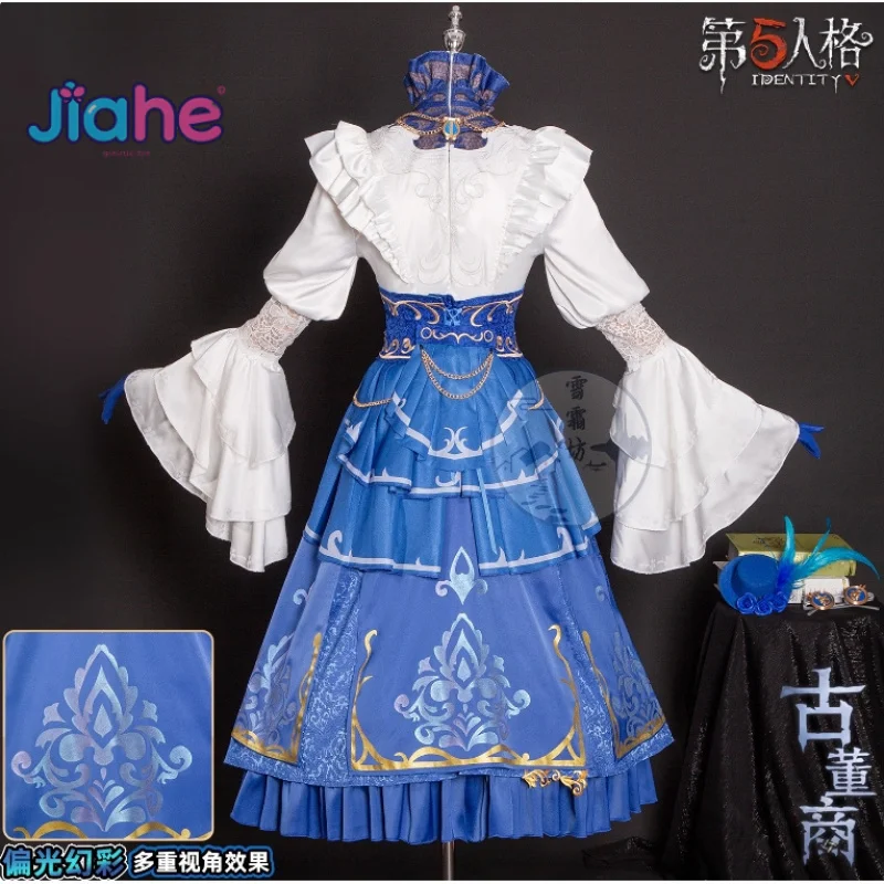 تشى Shiyi العتيقة تأثيري حلي لعبة الهوية الخامس المرأة الحلو النمط الصيني فستان قبعة ملحق الدعامة هالوين كرنفال مجموعة #3