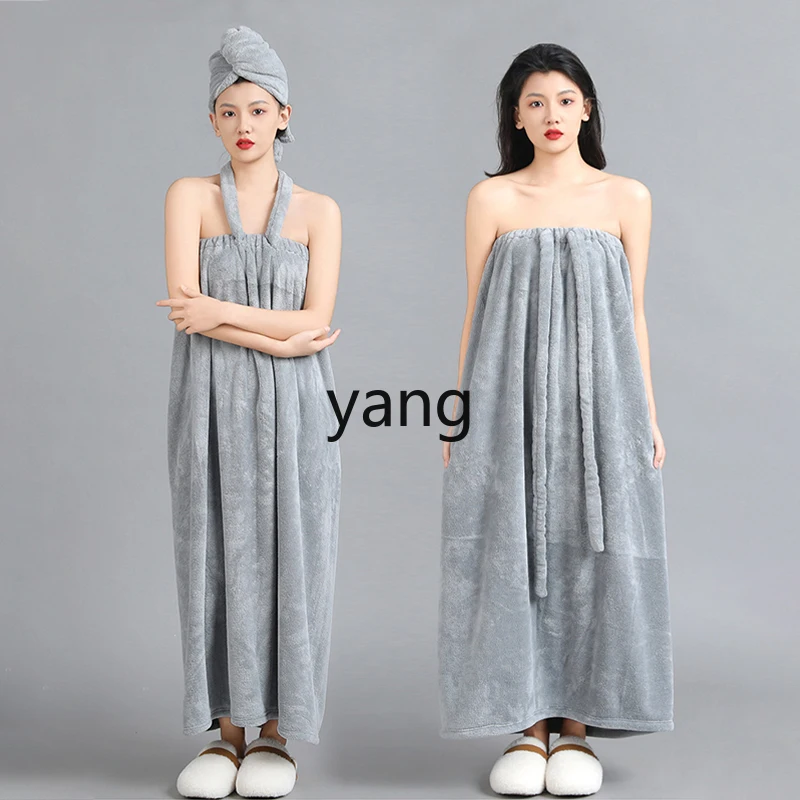 CX large size can wear 100kg bath skirt, which absorbs water and dries quickly than pure cotton, women's long bath towel