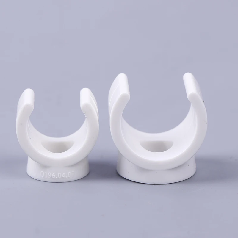 20 ชิ้น 20 มิลลิเมตร PVC ท่อ Clamps คลิปเชื่อมต่อ Fit สําหรับ 0.5/0.79 นิ้ว OD ทีวีถาดท่อท่อแขวนสนับสนุน Pex ท่อ