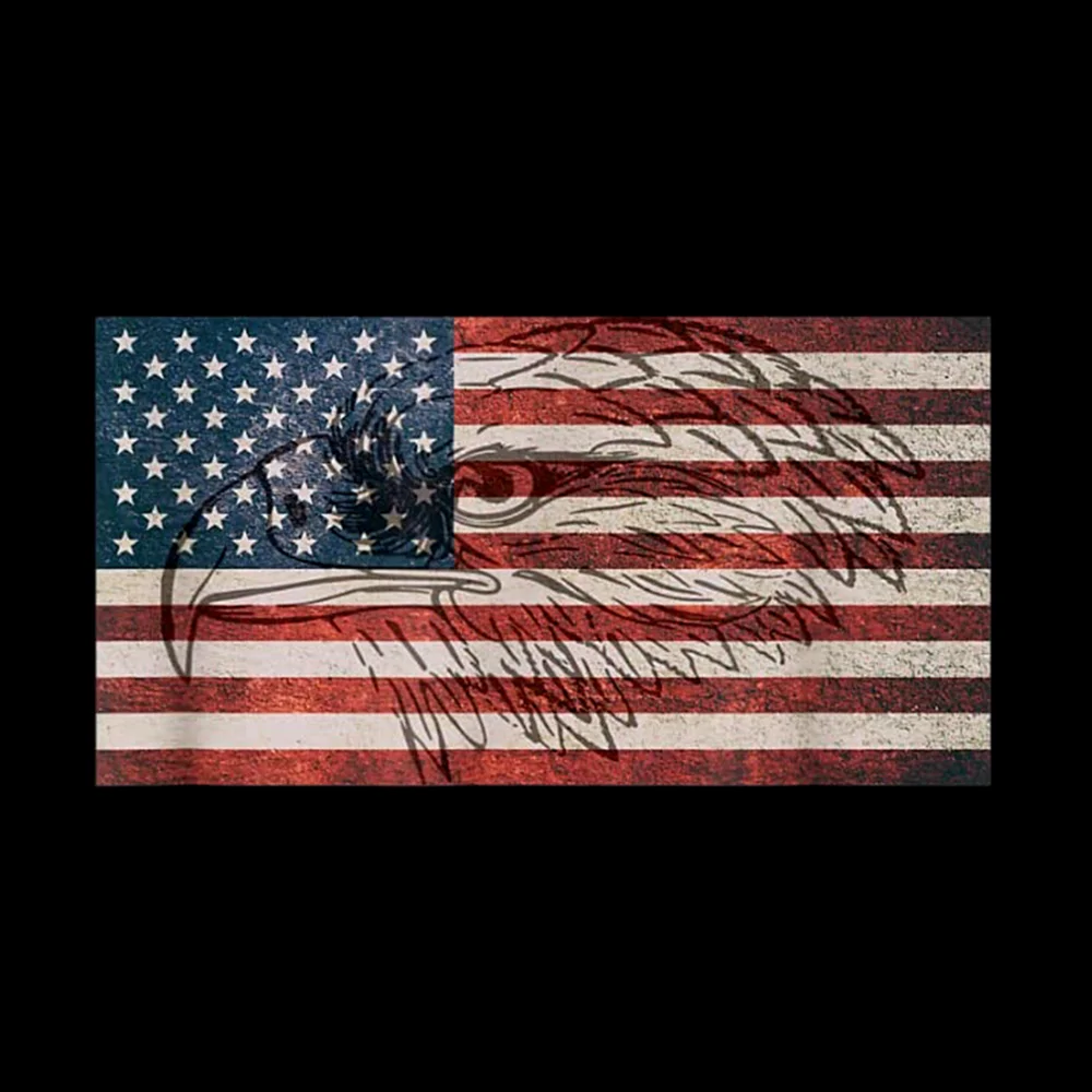 Car Door Projector LED Lights - American Flag Eagle Pattern Welcome Projection Lamp for Vehicle Welcome Decoration