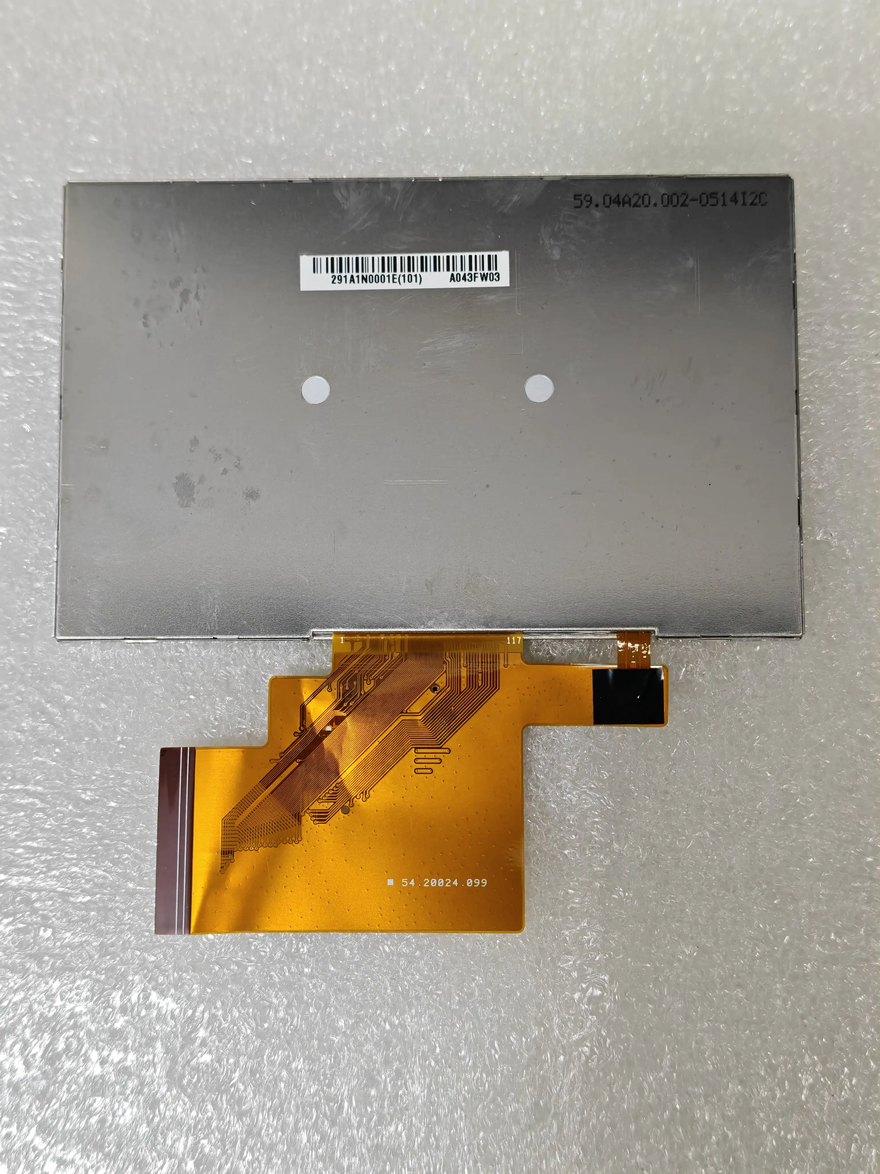 Replaceable LCD touch screen A043FW03, suitable for GPS navigation, DVD, V1. 4.3 inches, original, model