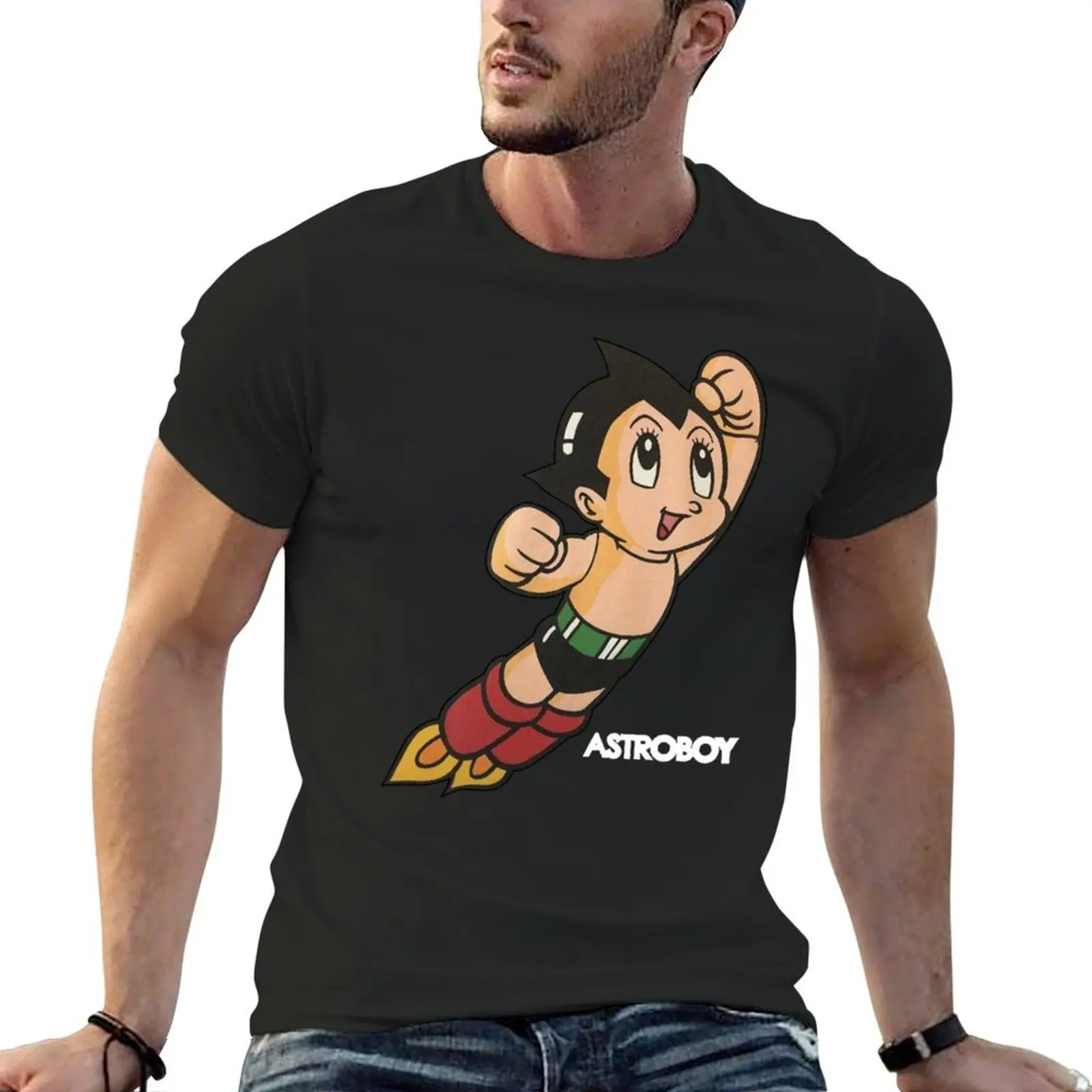 

Vintage Astroboy Anime Robot Show Astro Boy Space Art Childhood Cartoon Manga Gift Halloween Day, Th T-Shirt