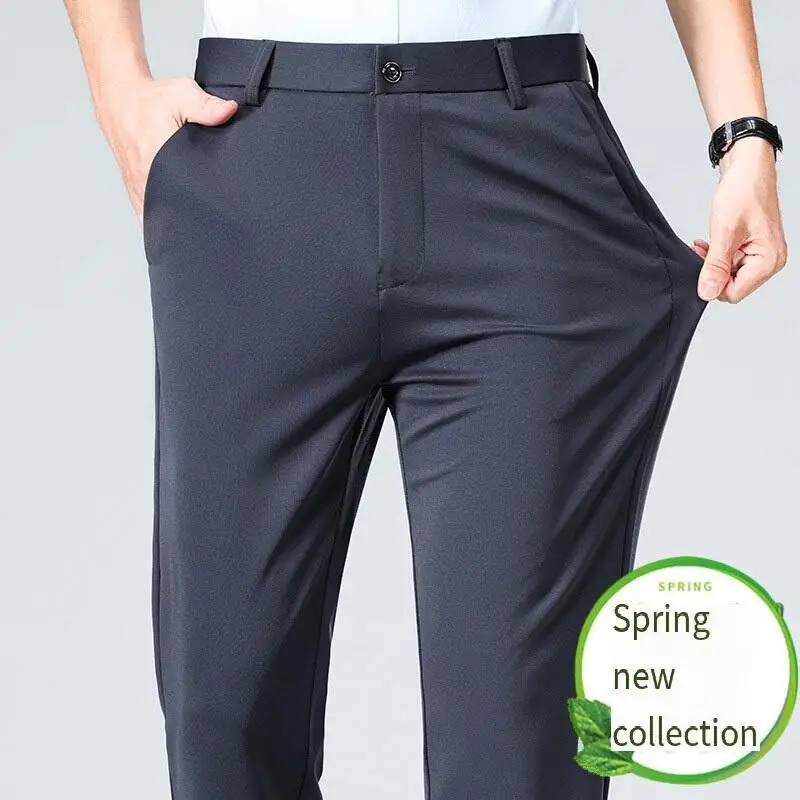 الرجال الربيع السراويل مكتب البدلة السراويل السراويل رجل ركض رجال الأعمال ملابس الشباب ملابس عمال السراويل مرونة