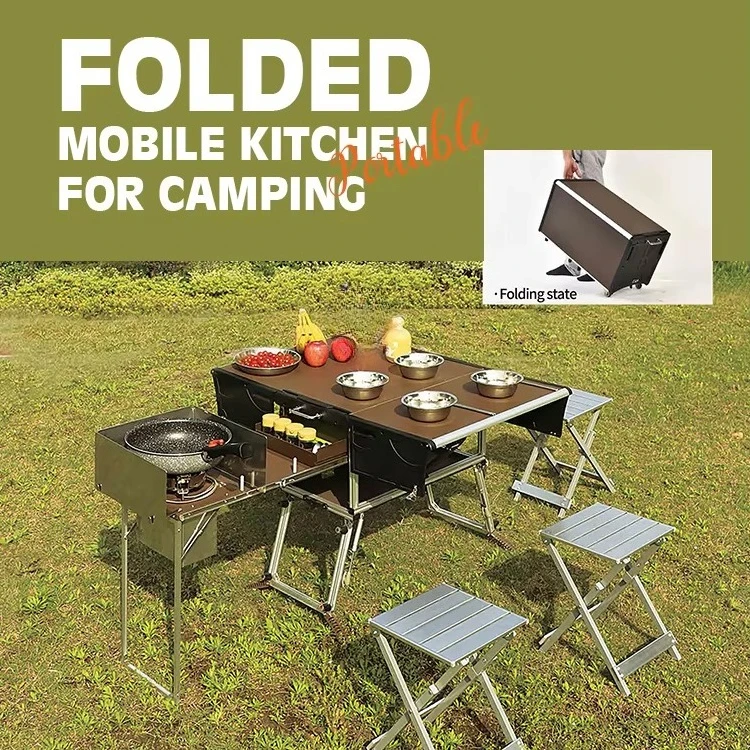 Портативная мобильная кухня дл – обзор и цена Quality Camping Cooking Set