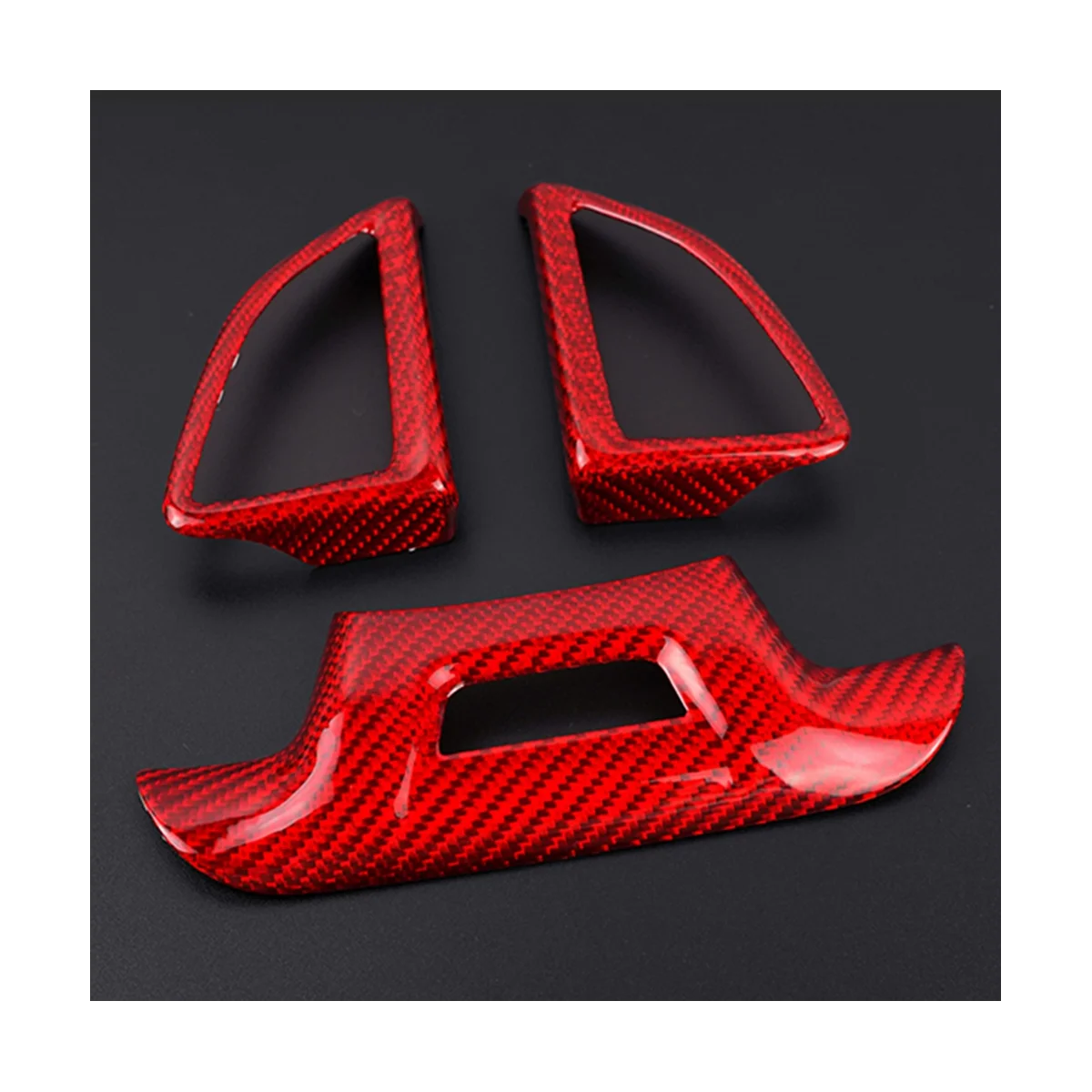 

Car Interior Mouldings for Chevrolet Camaro Carbon Fiber Car Steering Wheel Panel Decoration Sticker 2016-2021 Trim(A)