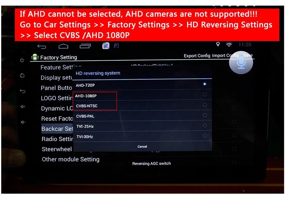 SMARTOUR AHD 1296*1080P 180 Grad CCD Fischaugen-Objektiv Starlight Nachtsicht Fahrzeug Front- / Rückfahrkamera Auto-Rückfahrkamera – Detail 11