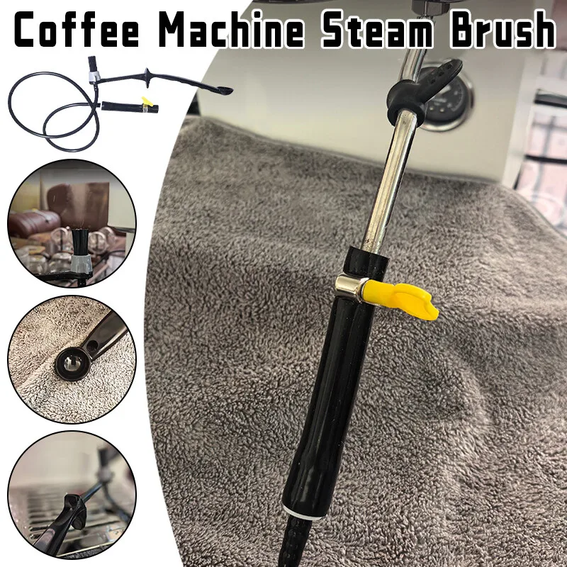 

Coffee Machine Steam Brush Grouphead Brush Espresso Maker Accessories Heat-Resistant Food-Grade Coffee Machine Steam Cleaning