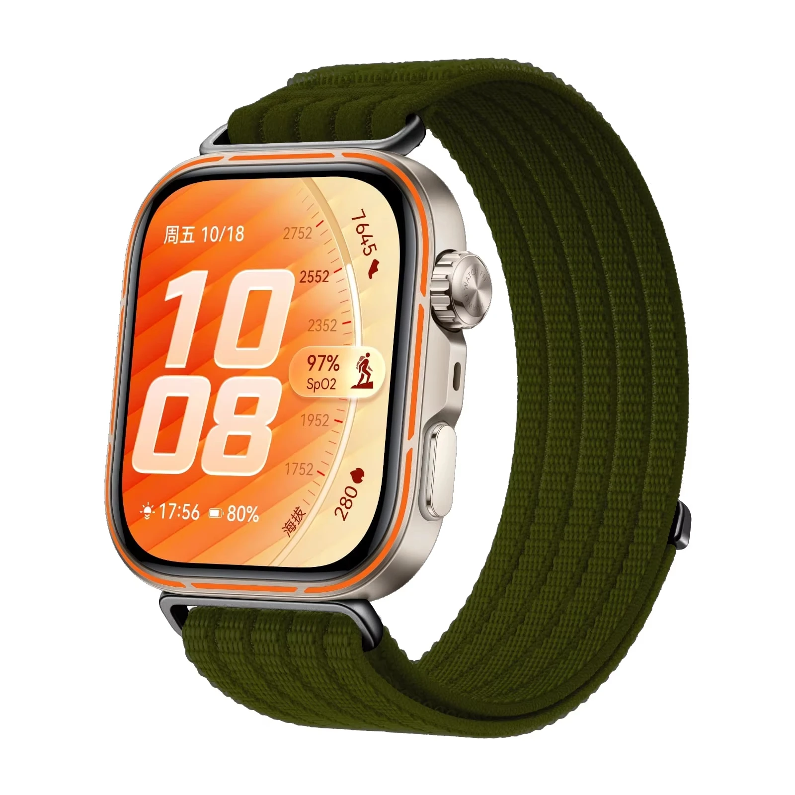Original 1:1 Sportarmband für Huawei Watch Fit 5 Pro, 4 Pro, atmungsaktives Nylon-Schlaufenarmband, Correa für Huawei Watch Fit 3, Fit 4, Fit 5