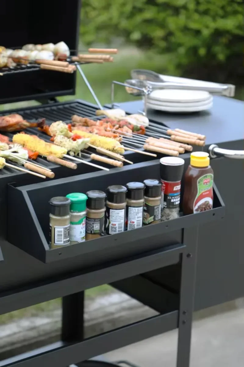 Hot Sales High Quality Charcoal Combination Multi-Function Barbecue Grill for Family Gatherings Villa Parties Courtyard
