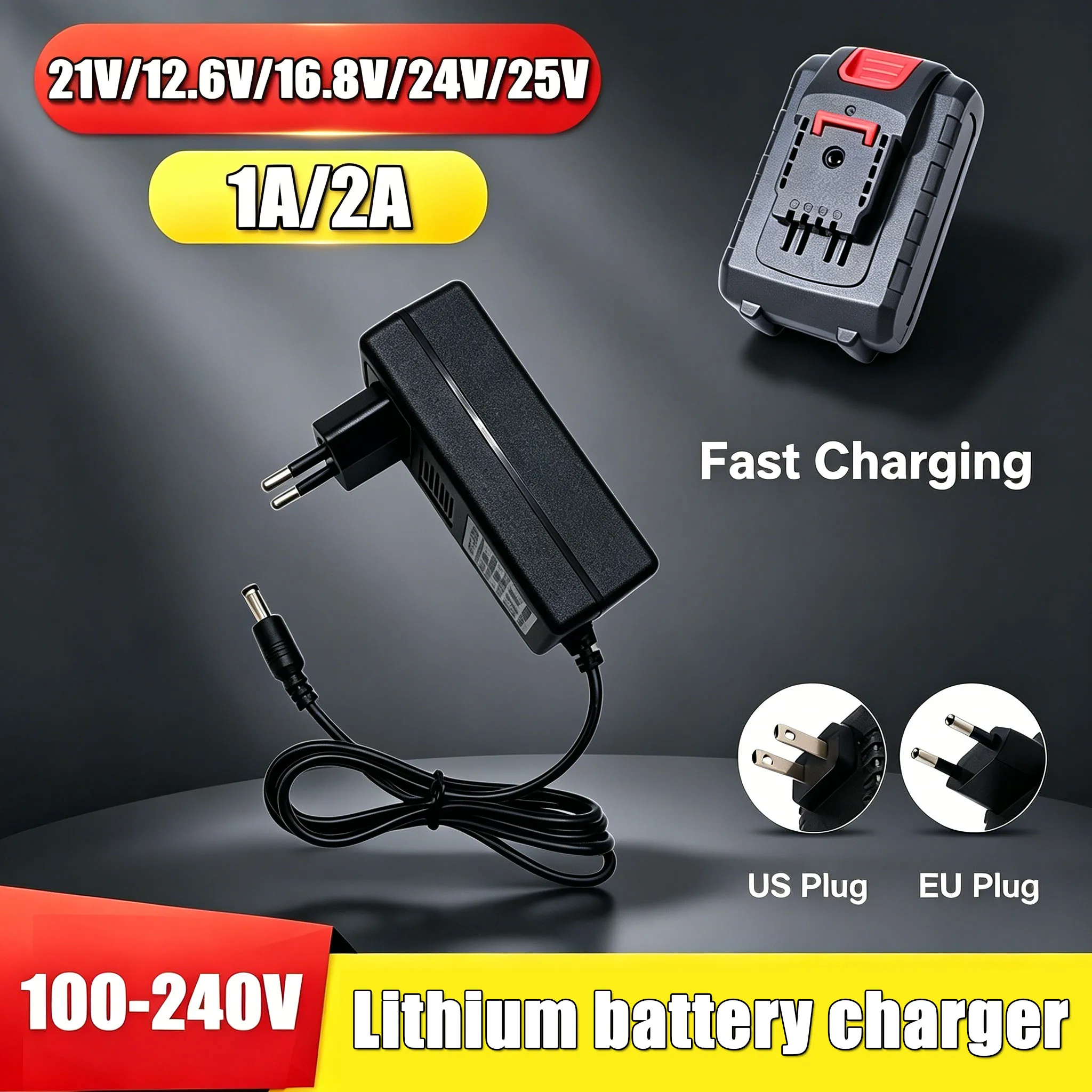 21V 12.6V 16.8V 24V 25V Lithium Battery Charger for 18V Makita Electric Drill Polishing Machine Lawn Mower Intelligent Battery