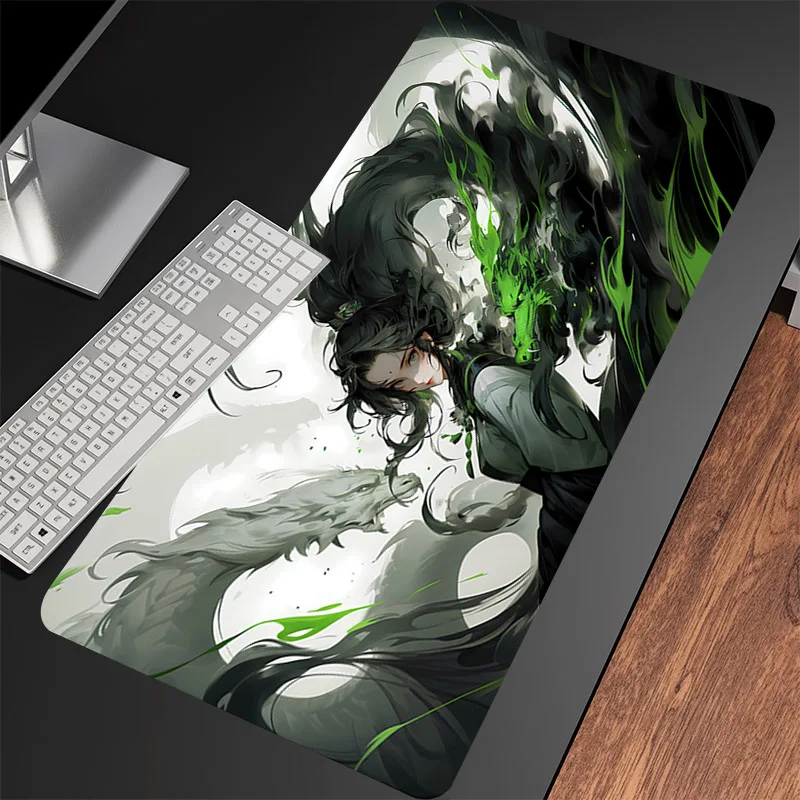 

Mythical Anime Dragon Mousepad Cool Laptop PC Gamer Keyboard Pad Large XXL Mouse Pads Decorate Gaming Cabinet Rubber Mousepads