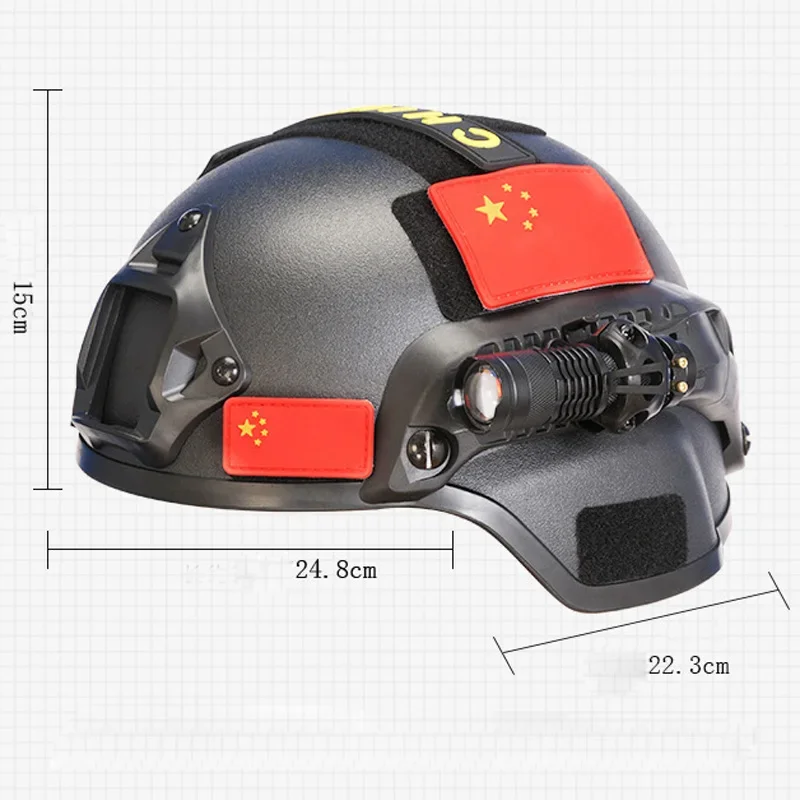 Children Youth Army Fans Outdoor Children\'s Tactical Protective Helmet Paintball Wargame Army Airsoft CS Tactical FAST Helmet