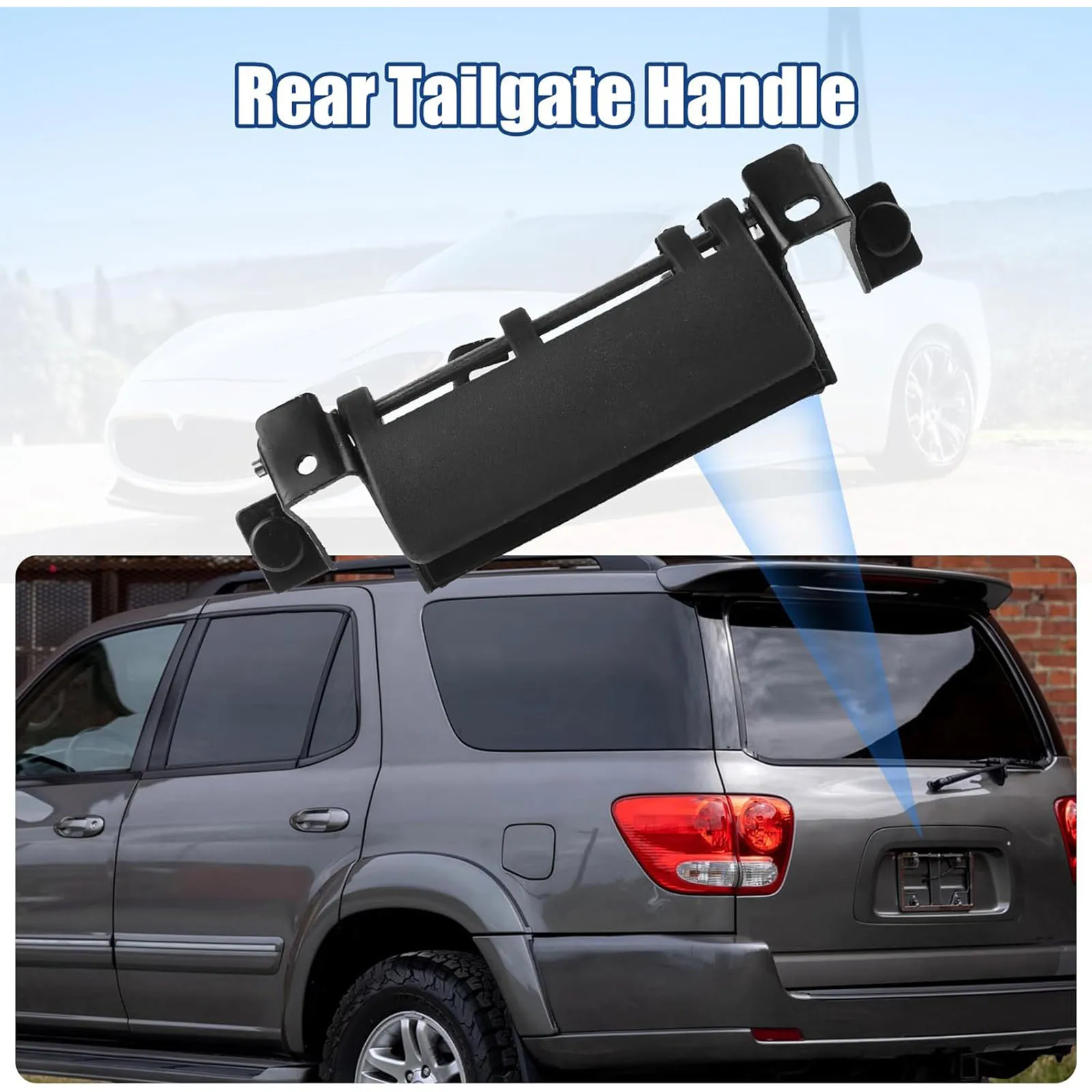 

Ручка задней двери в сборе, модернизированный металл — совместим с Toyota Sienna 1998-2003 гг., Toyota Sequoia 2001-2007 гг. — защелка задней двери Re