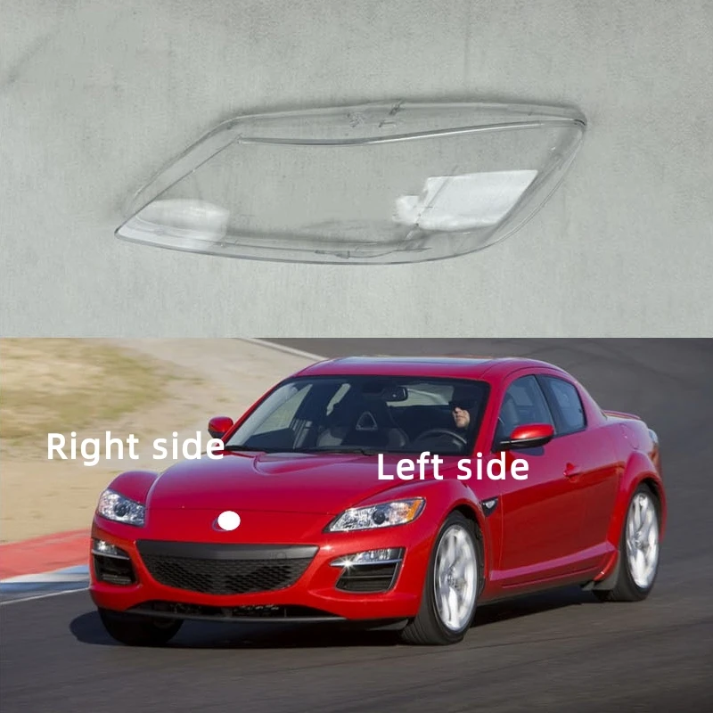 

For MAZDA RX8 RX-8 2008 2009 2010 Car Headlight Shell Headlamp Cover Replacement Headlamp Lens Headlight Glass
