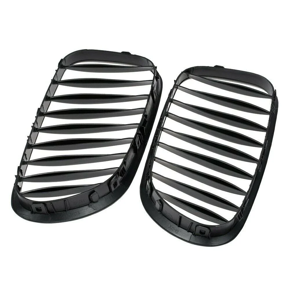For BMW Z4 E85 E86 2003–2008 2x Car ABS Grille Front Kidney Grill Single Line Style 51117117757 51117117758 Accessories Parts view 6
