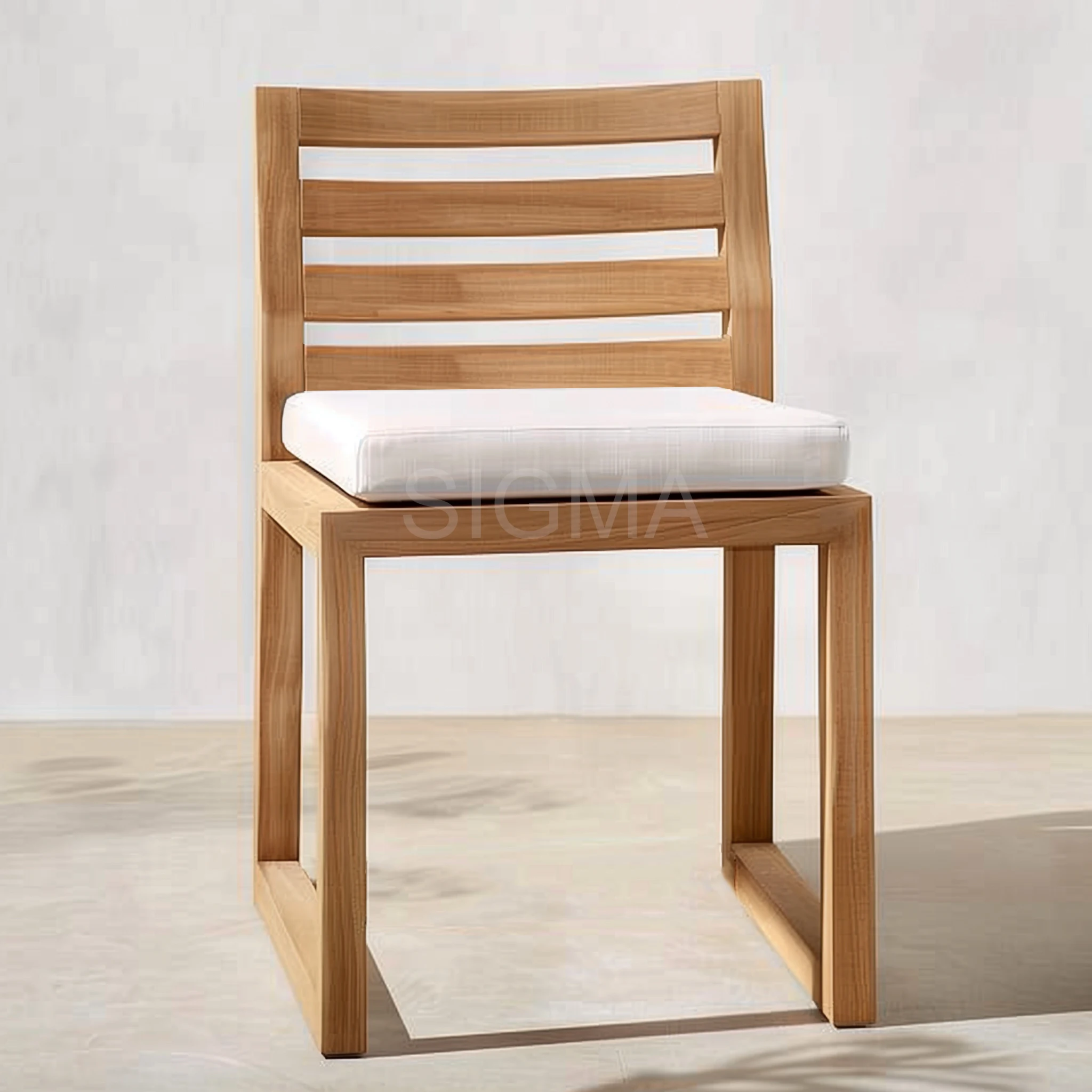 High Quality Teak Sofa Natural Grain Design Organic Garden Resort Leisure Zones
