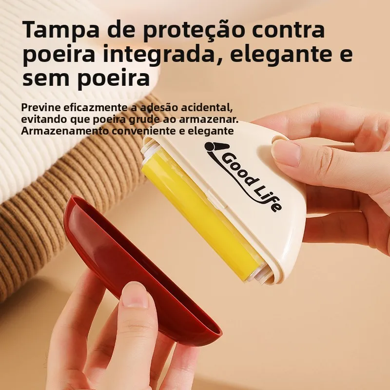 携帯用強力粘着式毛玉取りローラー-衣類-ペットの毛-ほこり除去-簡単洗浄-家庭用-プラスチック素材-miss-seacy製