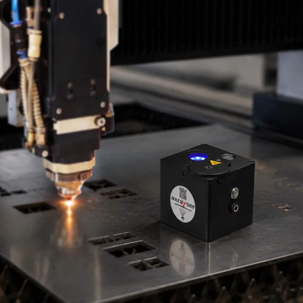 AXRAYSER Fiber Laser Manual Centering Instrument Nozzle Visual Aligner for Laser Cutting Head Beam Center Calibration