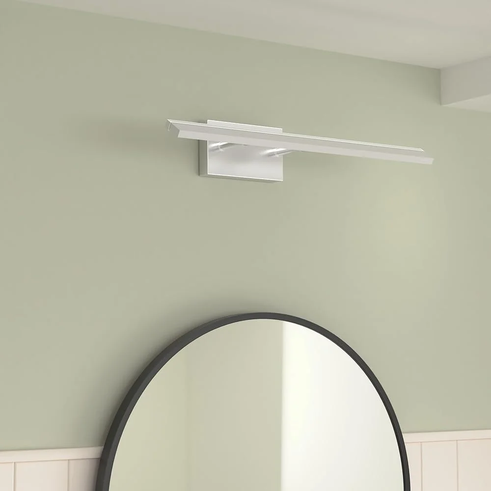 24 Inch Dimmable LED Vanity Light Adjustable Bathroom Fixture Over Mirror Energy Saving Modern Lighting Non Glare Design
