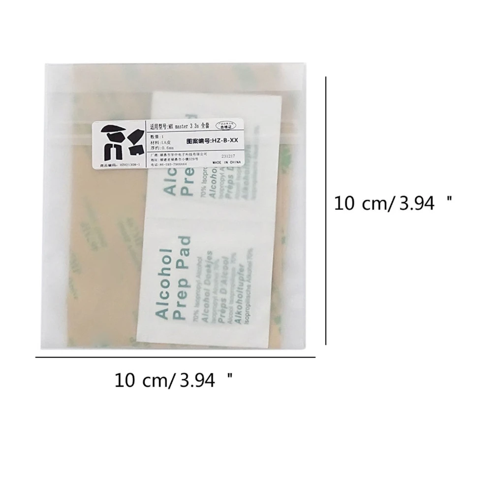 Silikon-Schutzfolie für Maus, Mausgleiter, Seitenaufkleber, vollständige Abdeckung für MX 3 3S, präzise Passform, verbessert die Langlebigkeit. – Detail 28