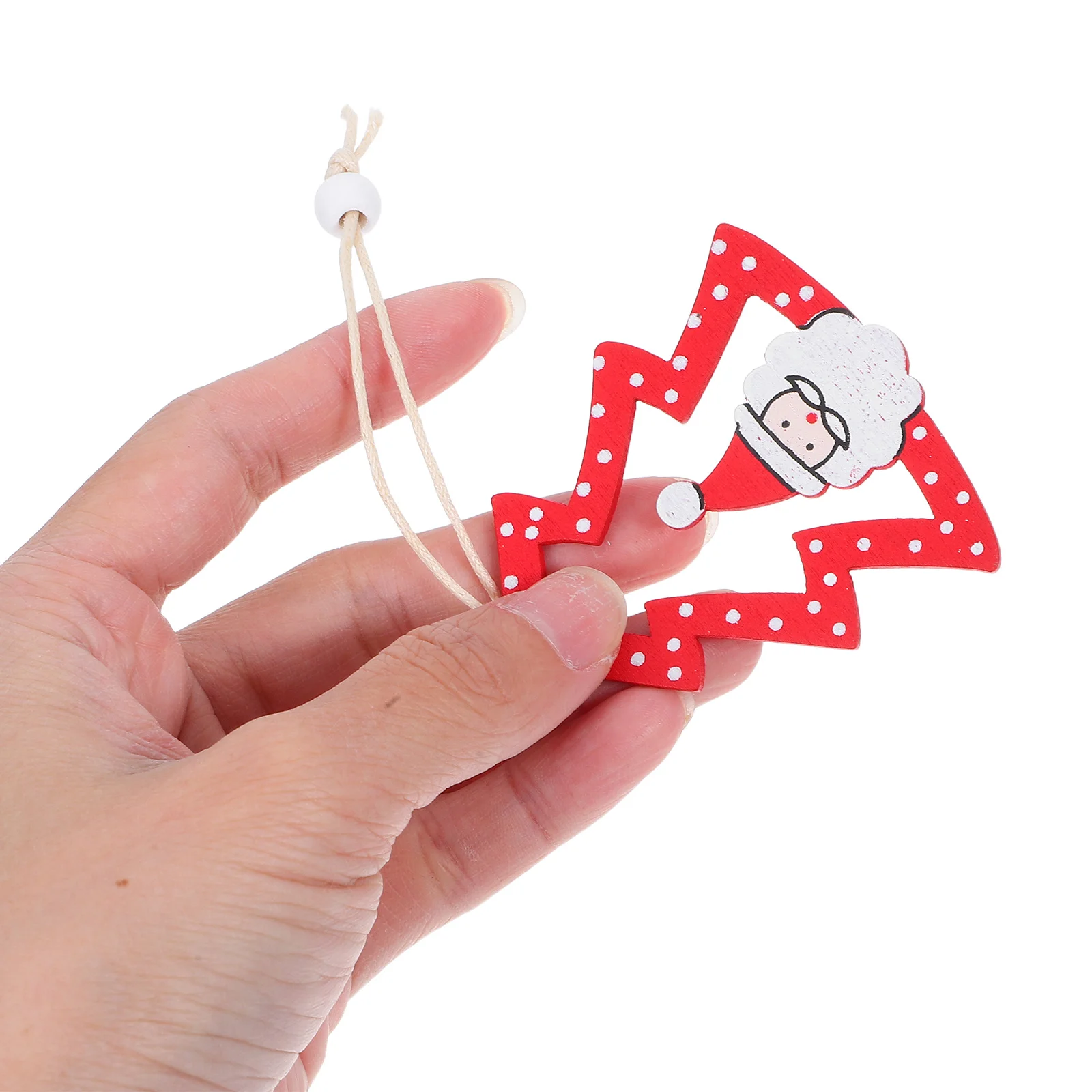 

12Pcs Wooden Star Ornaments Rustic Handmade Christmas Tree Hanging Decorations Colorful Xmas Holiday Craft Rustic Star Ornaments