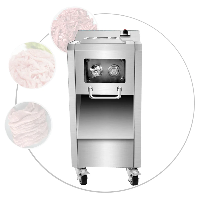 110V 220V Vertical Meat Slicer 2200W Stainless Steel Meat Cutting Machine For Kitchen Restaurant Supermarket Market