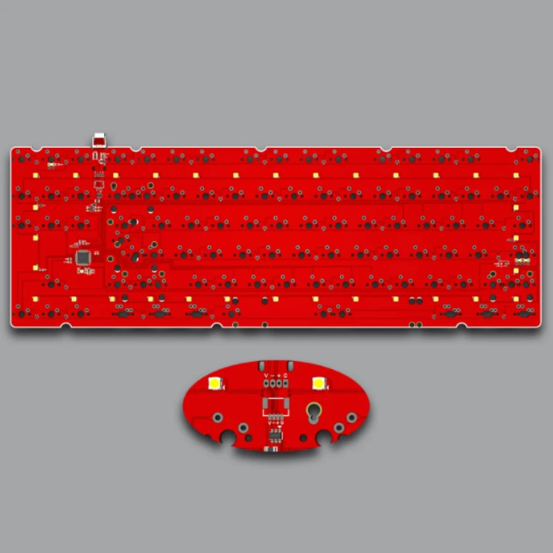 JANE V2 OG PCB Customized Hot Swap Ai03 FR4 Solder VIA MINI USB Interface 1K Rate of Return E-sports Gaming Office Keyboard DIY