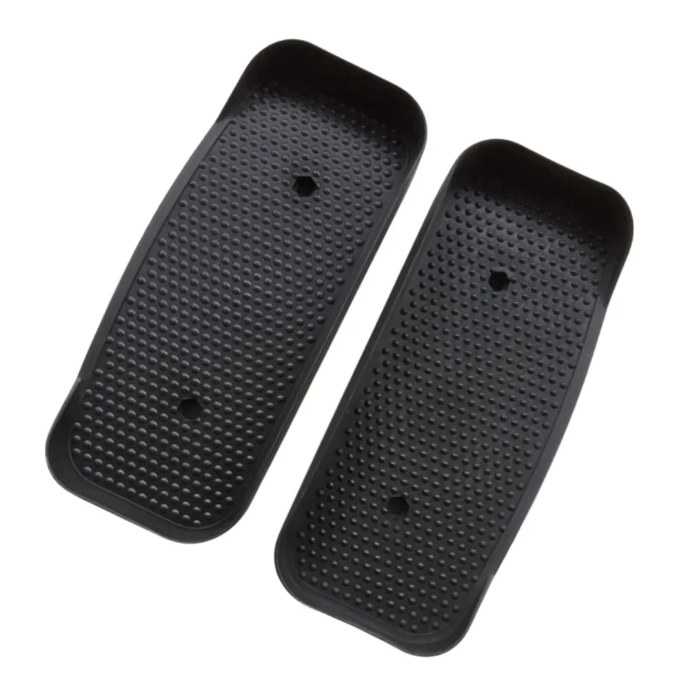 High Quality Foot Pedal Pedal 34.5*15cm 600g ABS Accessories Anti-slip Black Elliptical Hole Parts Outdoor Sports