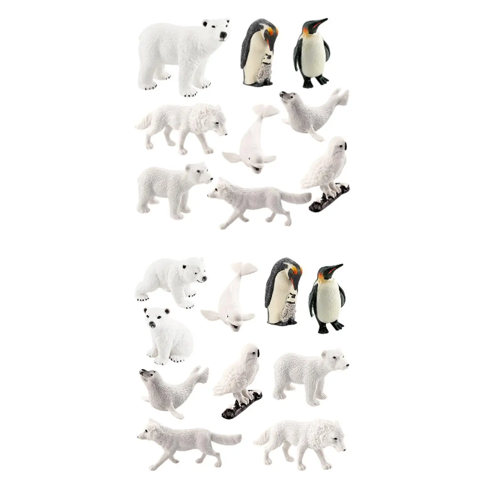 Simulation Lifelike Animal Playset Mini for Cognitive Toy Children Kids Toy