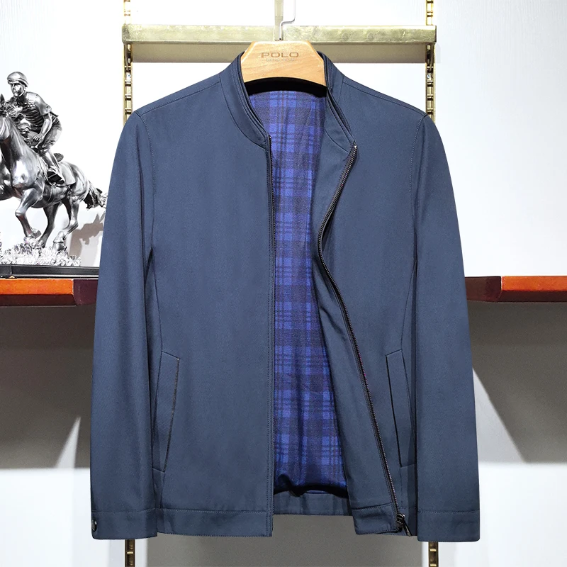 

Мужская повседневная куртка Paul с воротником, цветная, для мужчин среднего возраста, весна-осень, модная одежда для пап