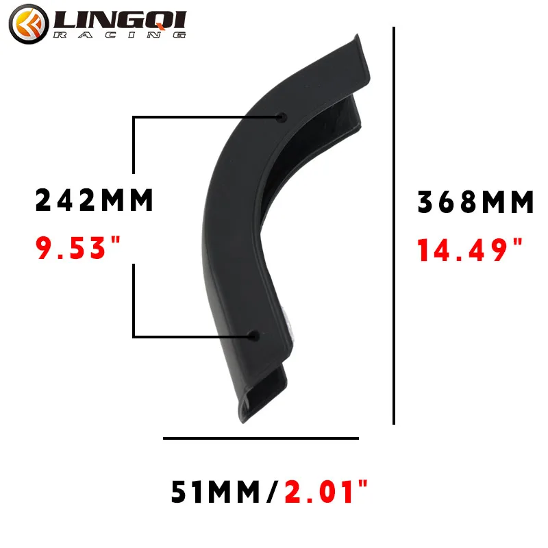 Electric Motorcycle Parts Tools Chain Guard Black Plastic Shield Protection Cover Fender For Scooter Pit Dirt Bike ATV Quad