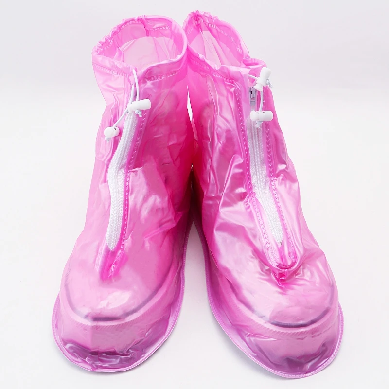 

1 Pair Waterproof Shoe Covers Rain Shoe Covers Transparent Reusable Non Slip Shoe Cover for Outdoor Women and Men