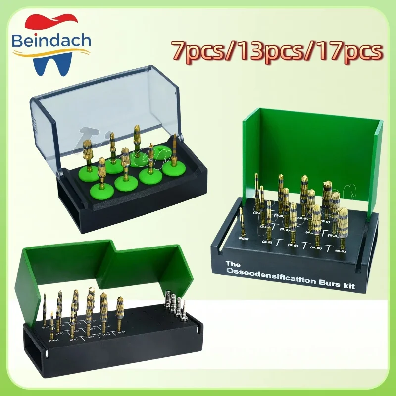 

Набор боров для остеоденсификации, хирургическая имплантационная система, наборы боров 7/13/17 шт., стоматологические имплантационные сверла для остеоденсификации