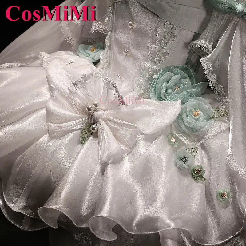 CosMiMi Lynette Cosplay Game Genshin Impact Costume Angel Courtyard Elegant Gorgeous Dress Carnival Party Role Play Clothing New