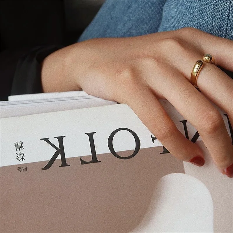 Open Ring Women's Titanium Steel Plating Vintage Personalized Creative Ring