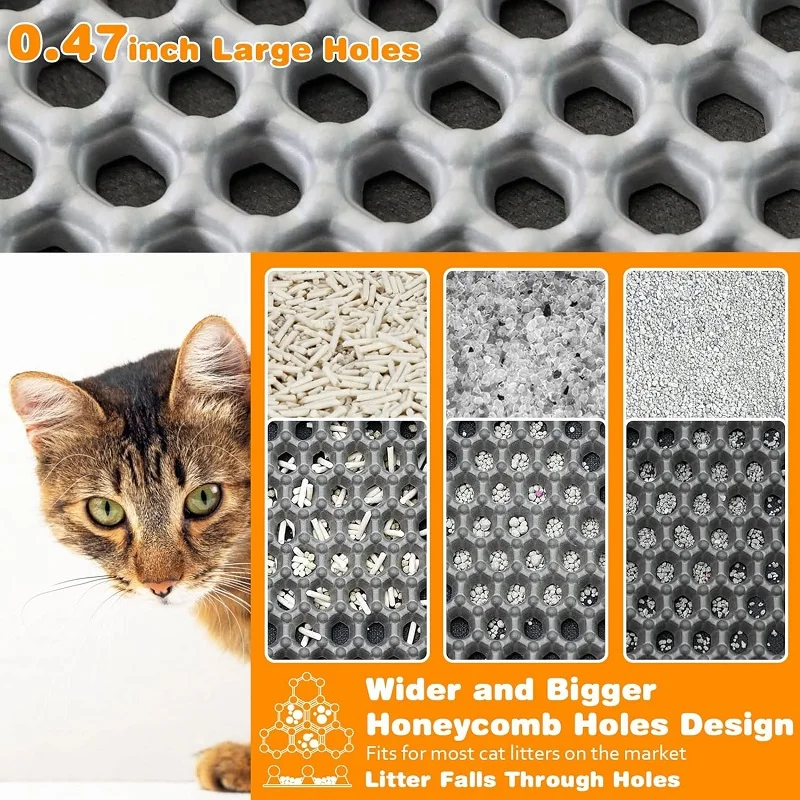 Thumbnail 4 - #42 Latest Cat Litter Box Mats Offers